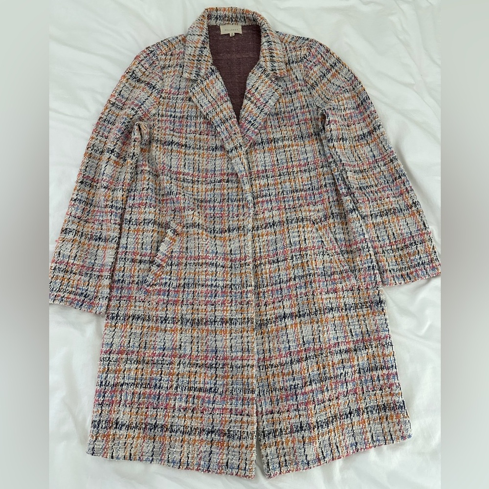 Women’s Multicolor Tweed Peacoat